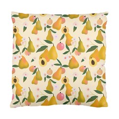 Yellow Juicy Pears And Apricots Standard Cushion Case (two Sides) by SychEva