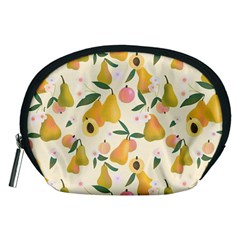 Yellow Juicy Pears And Apricots Accessory Pouch (medium) by SychEva