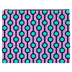 A Chain Of Blue Circles Cosmetic Bag (xxxl) by SychEva