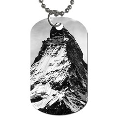 Matterhorn-switzerland-mountain Dog Tag (two Sides) by Amaryn4rt