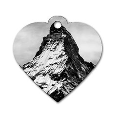 Matterhorn-switzerland-mountain Dog Tag Heart (one Side) by Amaryn4rt