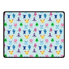 Funny Monsters Double Sided Fleece Blanket (small)  by SychEva