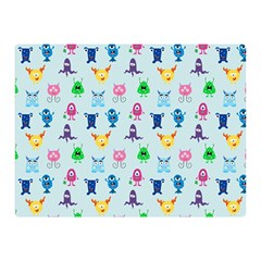 Funny Monsters Double Sided Flano Blanket (mini)  by SychEva