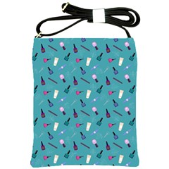 Manicure Supplies  Nail Polish Shoulder Sling Bag by SychEva