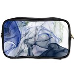Blue alcohol ink Toiletries Bag (Two Sides) Front