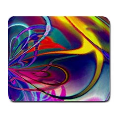 Colorful Rainbow Modern Paint Pattern 13 Large Mousepads