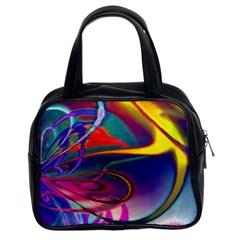 Colorful Rainbow Modern Paint Pattern 13 Classic Handbag (Two Sides)