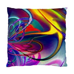 Colorful Rainbow Modern Paint Pattern 13 Standard Cushion Case (Two Sides)