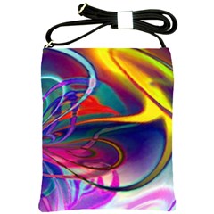 Colorful Rainbow Modern Paint Pattern 13 Shoulder Sling Bag