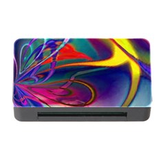 Colorful Rainbow Modern Paint Pattern 13 Memory Card Reader with CF