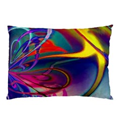 Colorful Rainbow Modern Paint Pattern 13 Pillow Case (Two Sides)