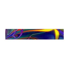 Colorful Rainbow Modern Paint Pattern 13 Flano Scarf (Mini)