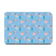 Beautiful Girls With Drinks Small Doormat  by SychEva