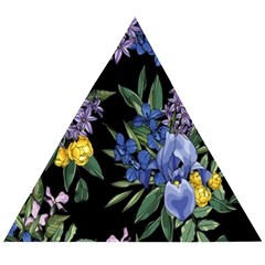 Floral Wooden Puzzle Triangle by Sparkle