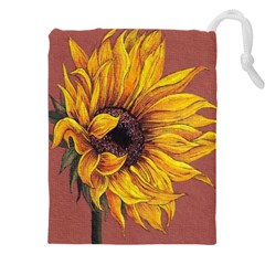 Sunflower Drawstring Pouch (5xl) by Sparkle