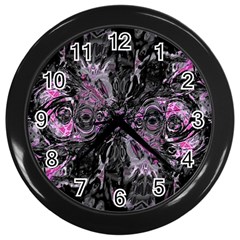 Punk Cyclone Wall Clock (black) by MRNStudios