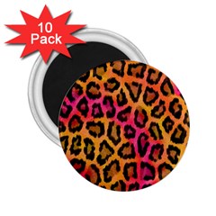 Leopard Print 2 25  Magnets (10 Pack)  by skindeep