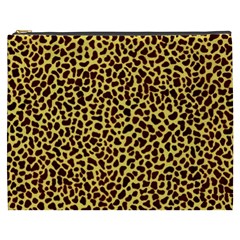 Fur-leopard 2 Cosmetic Bag (xxxl) by skindeep