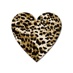 Leopard-print 2 Heart Magnet by skindeep