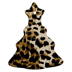 Leopard-print 2 Christmas Tree Ornament (two Sides) by skindeep