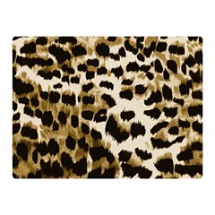 Leopard-print 2 Double Sided Flano Blanket (mini)  by skindeep