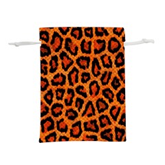 Leopard-print 3 Lightweight Drawstring Pouch (l) by skindeep