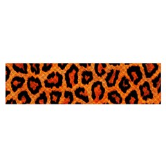 Leopard-print 3 Satin Scarf (oblong) by skindeep