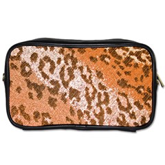 Leopard-knitted Toiletries Bag (one Side) by skindeep
