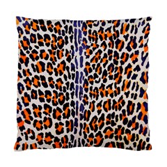 Fur-leopard 5 Standard Cushion Case (one Side) by skindeep