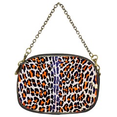 Fur-leopard 5 Chain Purse (two Sides) by skindeep