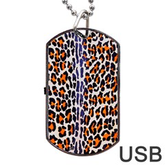 Fur-leopard 5 Dog Tag USB Flash (One Side)