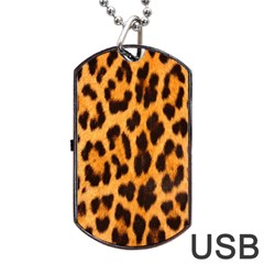 Fur 5 Dog Tag Usb Flash (two Sides) by skindeep