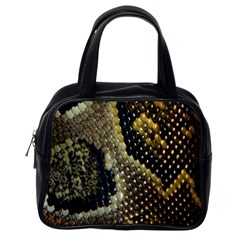 Leatherette Snake 2 Classic Handbag (one Side) by skindeep