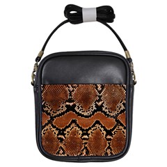 Leatherette Snake 3 Girls Sling Bag by skindeep