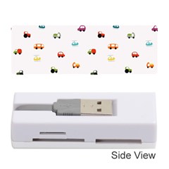 Cute Bright Little Cars Memory Card Reader (stick) by SychEva