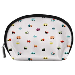 Cute Bright Little Cars Accessory Pouch (large) by SychEva