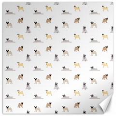 Funny Pugs Canvas 20  X 20  by SychEva