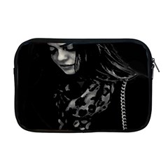 Beauty Woman Black And White Photo Illustration Apple Macbook Pro 17  Zipper Case by dflcprintsclothing