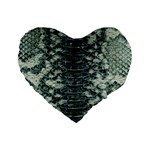 Snake Skin-29 Alt Standard 16  Premium Heart Shape Cushions Front