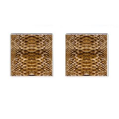 Reptile Skin Pattern 11 Cufflinks (square) by skindeep