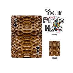 Reptile Skin Pattern 11 Playing Cards 54 Designs (Mini)