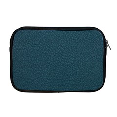 Leatherette 2 Blue Apple Macbook Pro 17  Zipper Case by skindeep