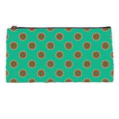 Ethnic Circular Print Pencil Case by designsbymallika