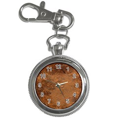 Aged Leather Key Chain Watches by skindeep