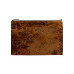 Aged Leather Cosmetic Bag (Medium)