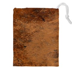 Aged Leather Drawstring Pouch (4XL)