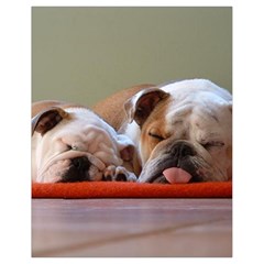 2 Sleeping Bulldogs Drawstring Bag (small) by SomethingForEveryone