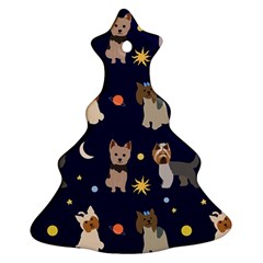 Terrier Cute Dog With Stars Sun And Moon Ornament (christmas Tree) 