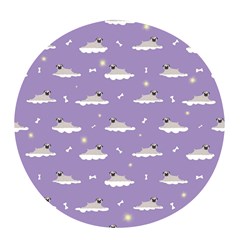 Pug Dog On A Cloud Pop Socket by SychEva