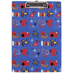 Blue 50s A4 Clipboard by InPlainSightStyle